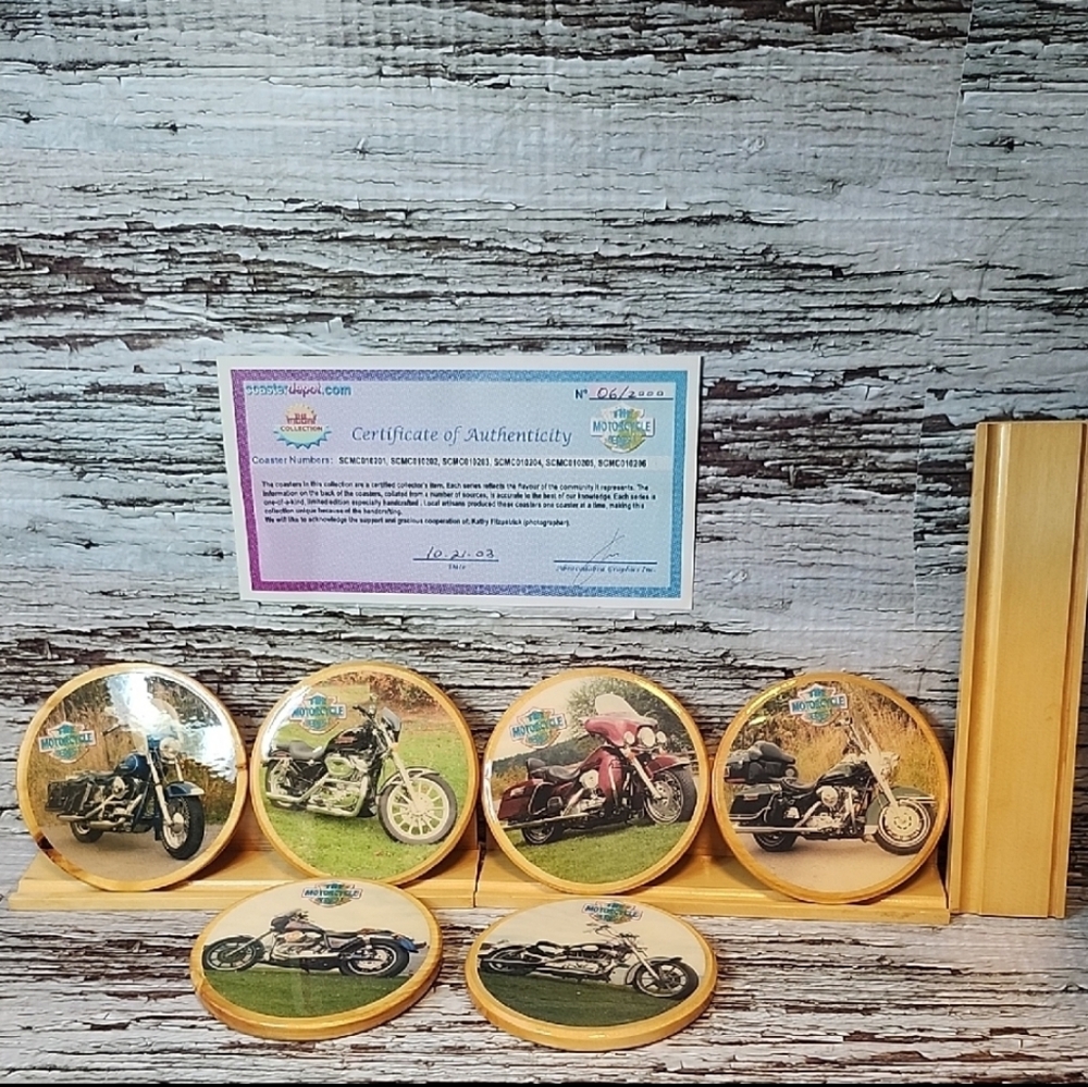 Vintage Harley Davidson Collectable Coasters
